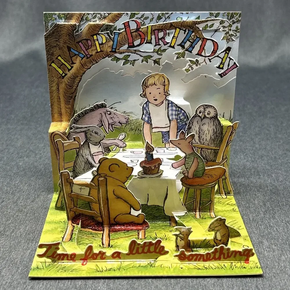 Pop Shots Pop-Up Greeting Cards Winnie The Pooh, Dps-324 A Little Something New